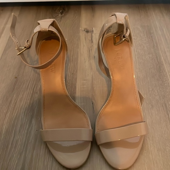 J. Crew Shoes - J crew taupe heel sandals